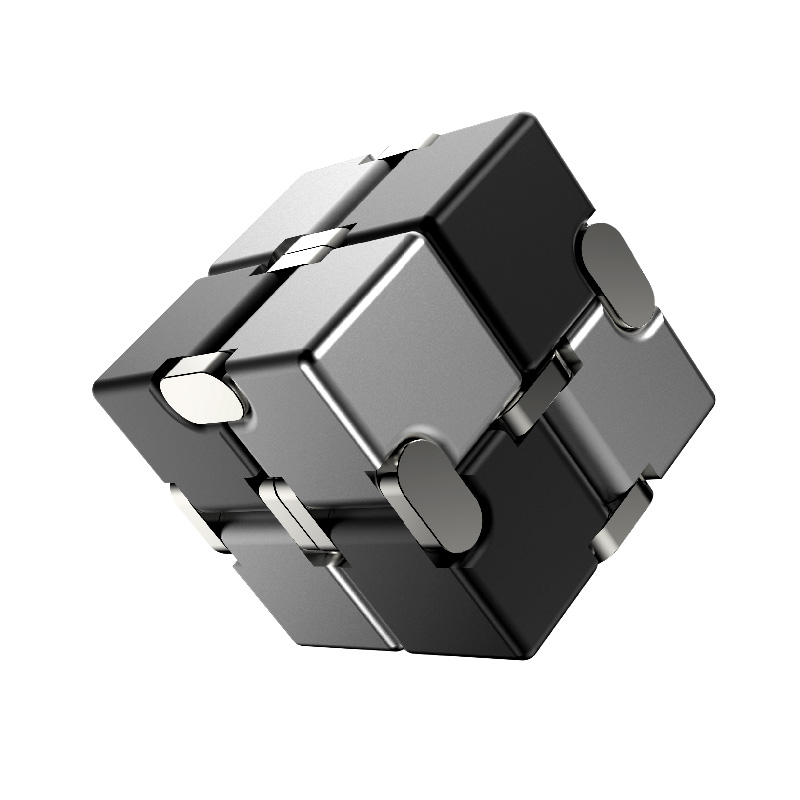铝合金无限魔方创意礼品Cube减压神器创意抖音玩具翻转口袋方块- 深圳市 